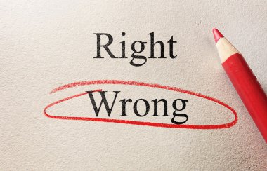 Yanlış kırmızı daire