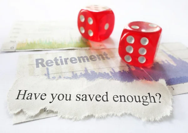 Retirement savings concept — Stock Photo, Image