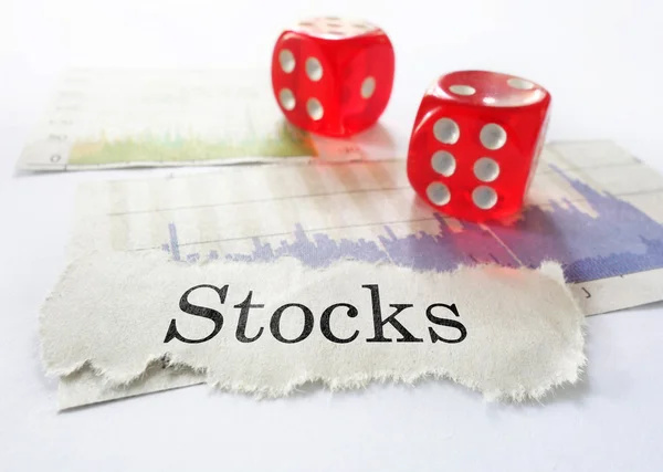 Stock market kop — Stockfoto