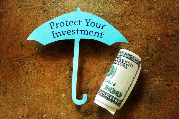 Skydda din investering — Stockfoto
