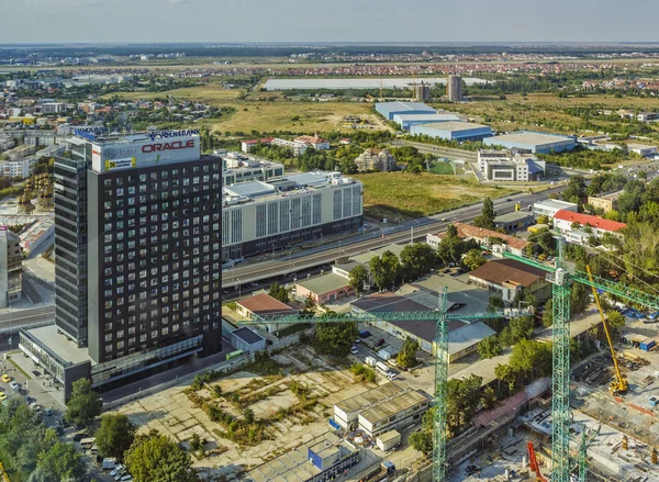 Business district in Bucharest, Romania — Stock Photo, Image