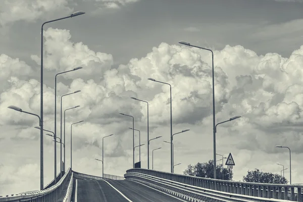 Empty interstate road — Stock Photo, Image