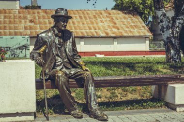 Vatandaşın bronz heykel