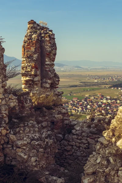 Twierdza Rasnov ruiny — Zdjęcie stockowe