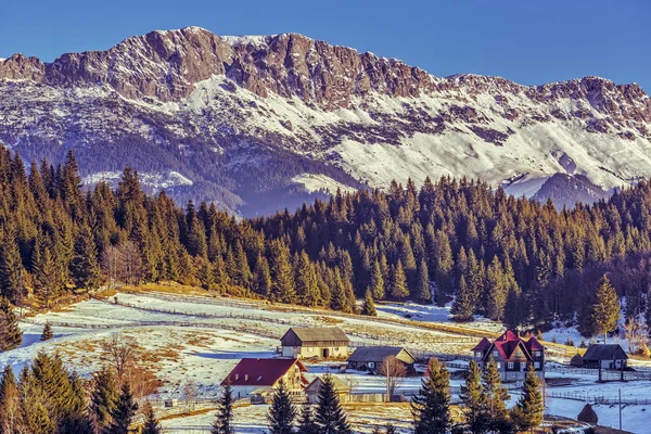 Bucegi mountains krajina, Rumunsko — Stock fotografie