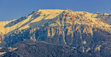 Bucegi Dağları ridge, Romanya.
