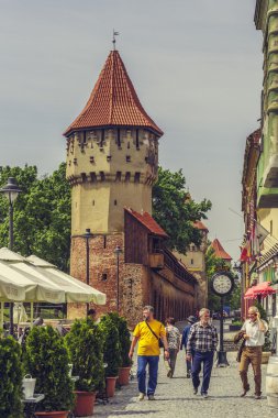 Carpenters kule şehirde Sibiu, Romanya