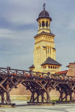Taç giyme töreni Ortodoks katedrali kule, Alba Iulia