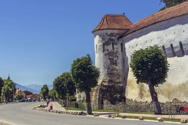 Prejmer Kilisesi, Romanya takviye edilmiş. — Stok fotoğraf