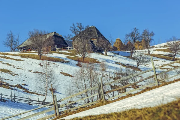 Romanian rural landscape — Stock Photo, Image