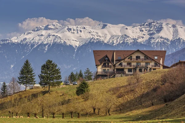 Sakin Bucegi Dağları manzara — Stok fotoğraf