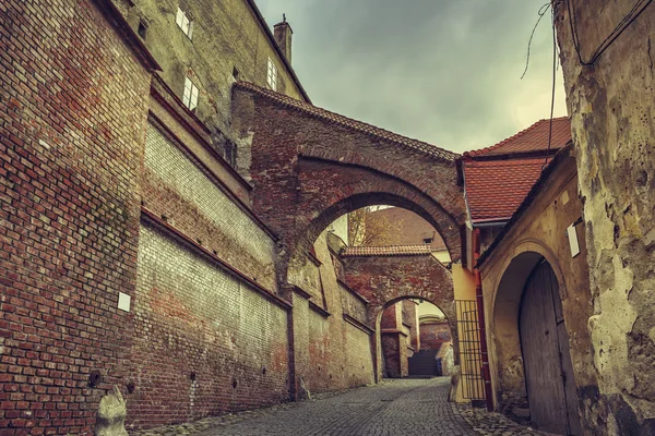 Városképet gazdagító épületnek szánták, Sibiu, Románia Jogdíjmentes Stock Képek