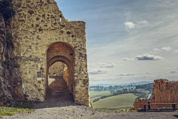 Rupea Citadela opevněné hradby — Stock fotografie