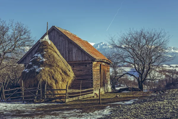 Rumunská venkovská krajina — Stock fotografie