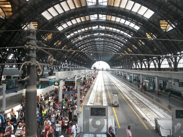 Milano centrale railway station — Stock Photo, Image