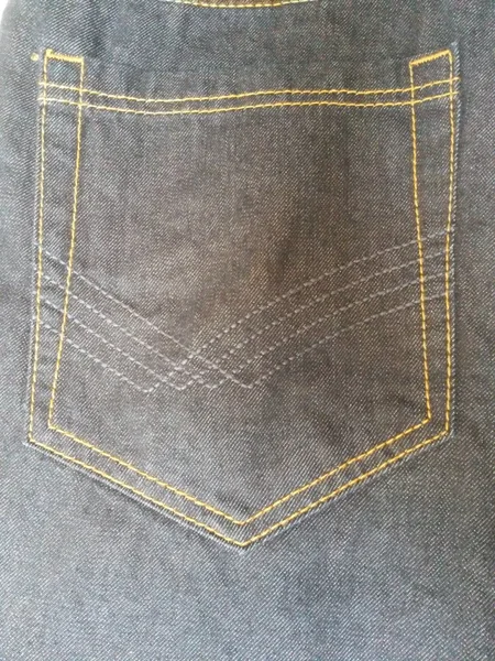Jeans Tissu Avec Poche Arrière Utile Comme Fond — Photo