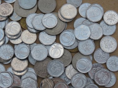 Çek korunas Czk (Çek Cumhuriyeti Resmi İhale) paralar - küçük bir değişiklik (10h ve 20h) Şimdi geri