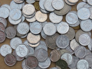 Çek korunas Czk (Çek Cumhuriyeti Resmi İhale) paralar - küçük bir değişiklik (10h ve 20h) Şimdi geri