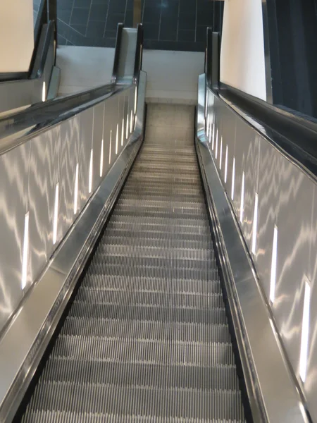 Escaleras Mecánicas Una Estación Metro Supermercado —  Fotos de Stock