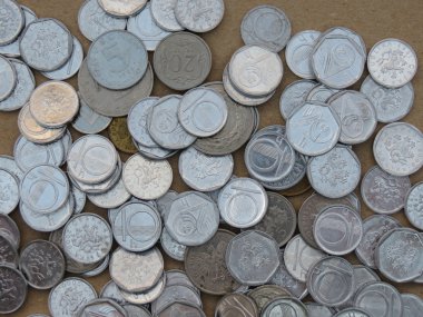 Çek korunas Czk (Çek Cumhuriyeti Resmi İhale) paralar - küçük bir değişiklik (10h ve 20h) Şimdi geri