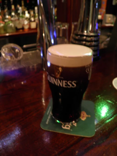 Dublín Irlanda Circa Noviembre 2011 Una Pinta Guinness — Foto de Stock