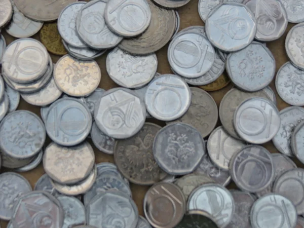 Чешские Кроны Czk Законное Платежное Средство Чешской Республики Монет Небольшая — стоковое фото