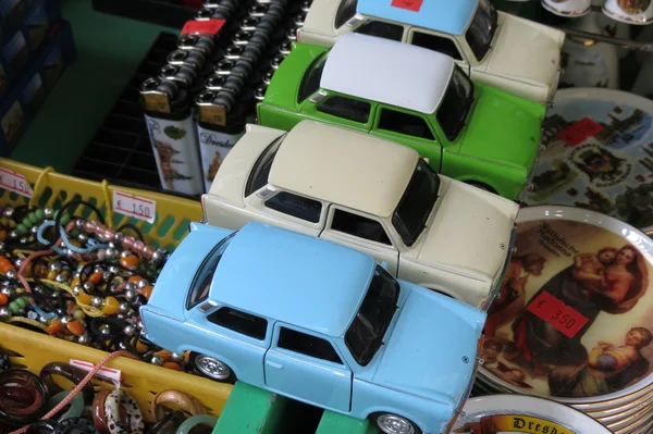 Trabant auto speelgoedmodellen — Stockfoto