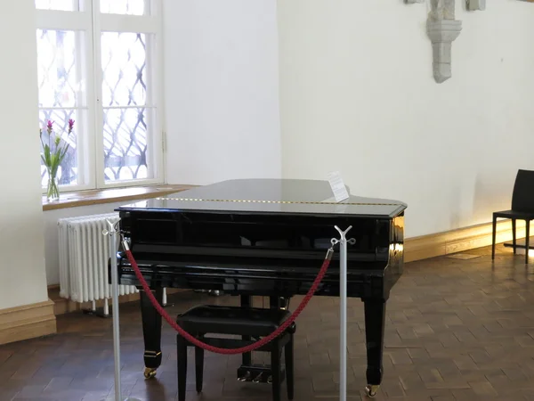 Parlour Budoir Grand Piano Instrumento Música Corda — Fotografia de Stock