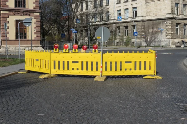 Bauzaun — Stockfoto