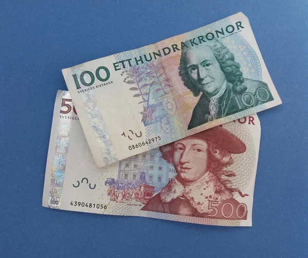 Billetes de moneda sueca — Foto de Stock