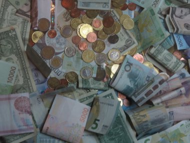 Notlar (Euro, Yan, dolar dünyanın farklı para birimleri)