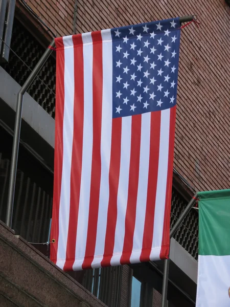 Vlajka USA-plovoucí — Stock fotografie
