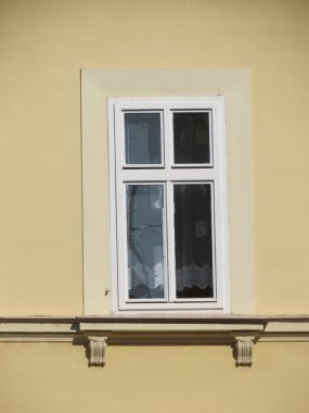 Viyana, Avusturya - detay penceresinin geleneksel Viyana ev