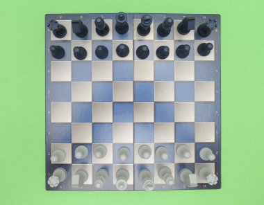 satranç ile siyah ve beyaz plastik Dama Tahtası