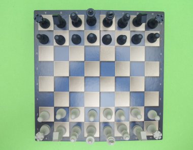 satranç ile siyah ve beyaz plastik Dama Tahtası