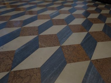 Mermer zemin ile geometrik motif arka plan olarak yararlı