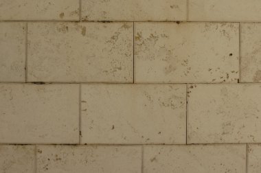 Arka plan olarak yararlı bir beyaz tuğla duvar detay