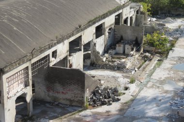 eski terk edilmiş fabrika