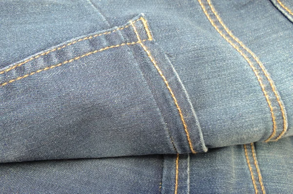 Mavi Jeans Ayrıntı Arka Cep — Stok fotoğraf