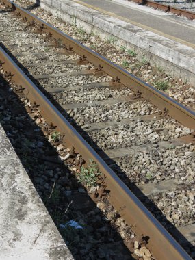 Demiryolu tren yolu tren toplu taşıma araçları için