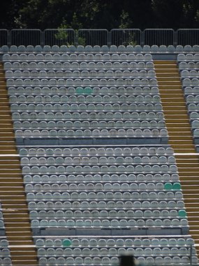 Bir eğlence olay için boş seyirci koltuk