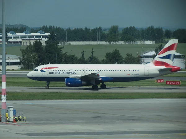 Prague Czech Republic Circa June 2016 British Airways Airbus A320 — Stock Photo, Image