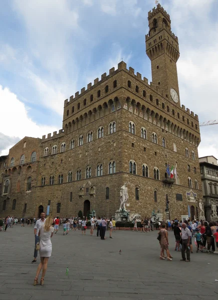 Palazzo vecchio ve Florencii — Stock fotografie