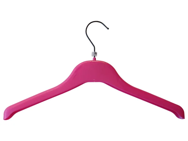 핑크 clotheshanger — 스톡 사진