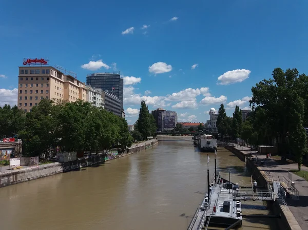 ウィーンのドナウ川 — ストック写真