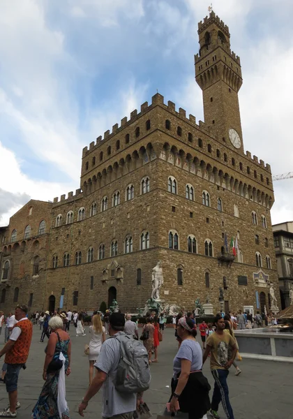 Florencia Italia Circa Julio 2016 Palazzo Vecchio Significa Palacio Viejo — Foto de Stock