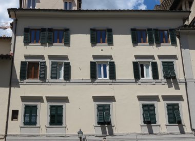 Cephe tipik geleneksel ev İtalya