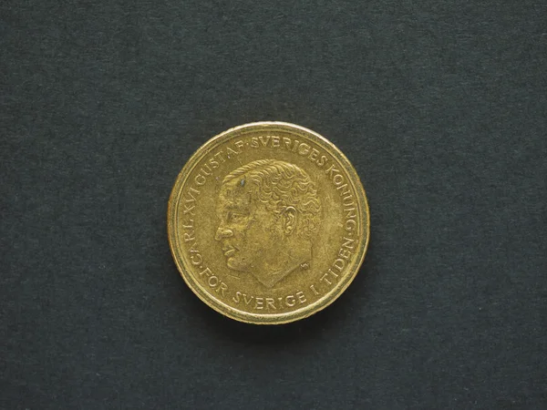 Του Νομίσματος Σουηδική Κορώνα Sek Νόμισμα Της Σουηδίας — Φωτογραφία Αρχείου