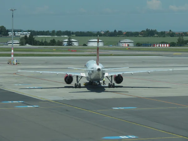 Prague Cseh Köztársaság Körülbelül 2016 Június Airbus A319 Czech Airlines — Stock Fotó