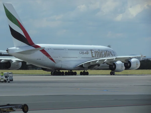 Praga República Checa Circa Julio 2016 Aviones Pasajeros Más Grandes —  Fotos de Stock